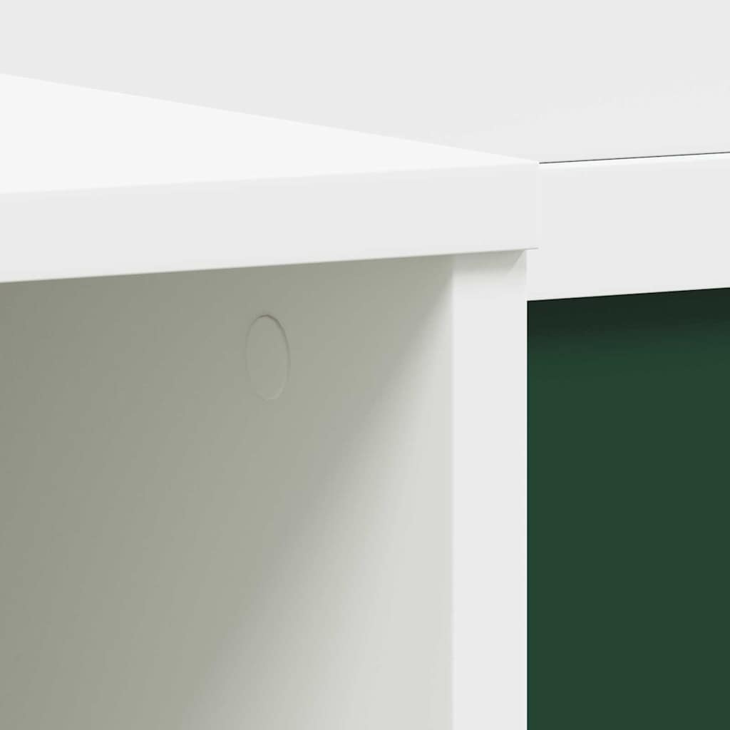 Kreidas stalas su lentyna Balta ir pilka 120 x 45 x 118,5 cm