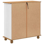 Komoda ASKIM Balta 91 x 40 x 95.5 cm Pušies medienos masyvas