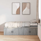 Lovos rėmas Pilkas Sonoma 90 x 200 cm Apdirbta mediena