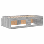 Lovos rėmas Pilkas Sonoma 90 x 200 cm Apdirbta mediena