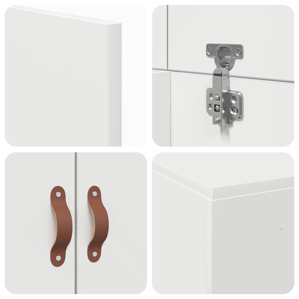 Lova su daiktų laikymo vieta Balta 90 x 190 cm Apdirbta mediena