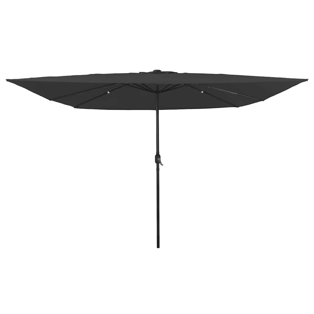 Sodo skėtis Smėlio 295 x 295 x 245 cm Poliesteris ir plienas