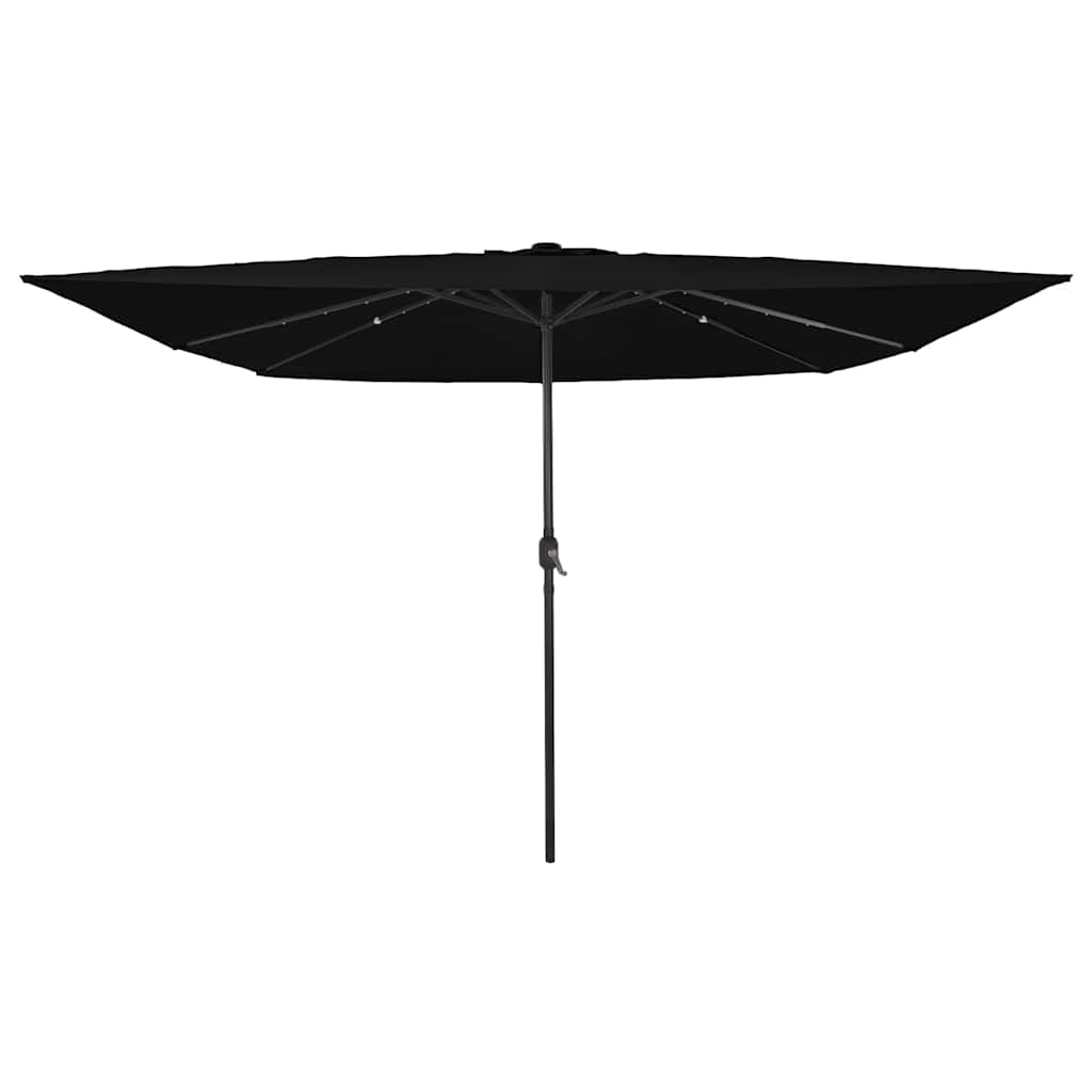 Sodo skėtis Smėlio 295 x 295 x 245 cm Poliesteris ir plienas