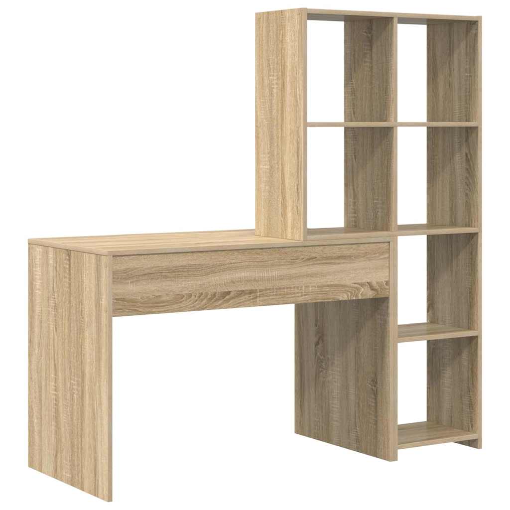Stalas Sonoma ąžuolas 138,5 x 55 x 143 cm Apdirbta mediena