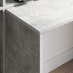 Stalas Betono pilka 138,5 x 55 x 143 cm Apdirbta mediena