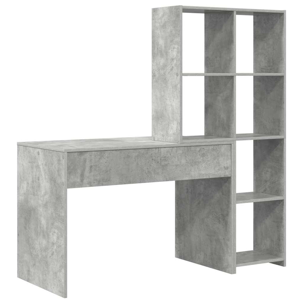 Stalas Betono pilka 138,5 x 55 x 143 cm Apdirbta mediena