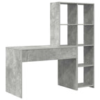 Stalas Betono pilka 138,5 x 55 x 143 cm Apdirbta mediena