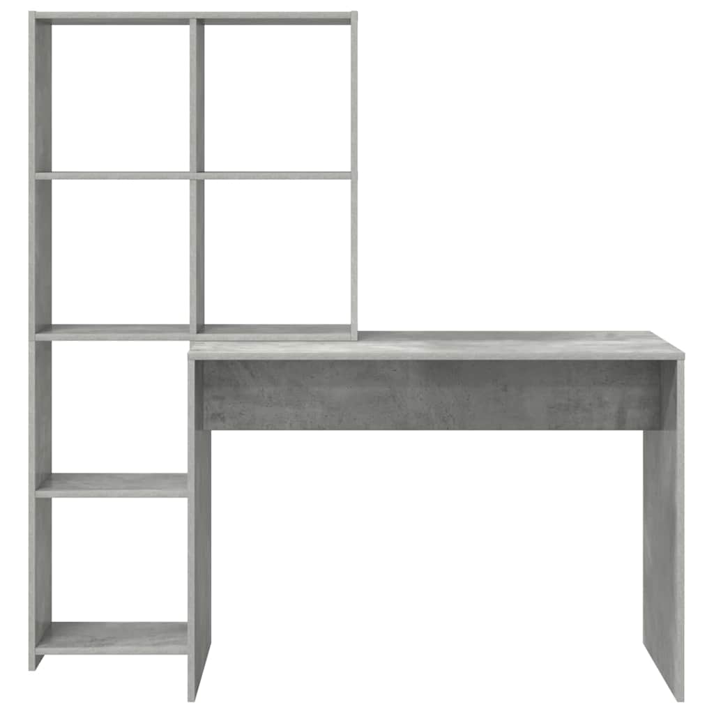 Stalas Betono pilka 138,5 x 55 x 143 cm Apdirbta mediena