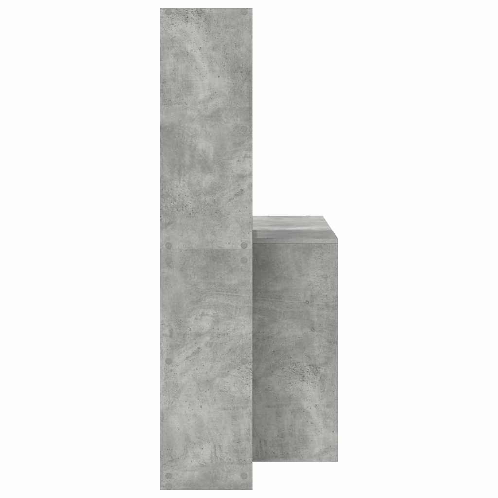 Stalas Betono pilka 138,5 x 55 x 143 cm Apdirbta mediena