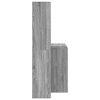 Stalas Pilkas Sonoma 138,5 x 55 x 143 cm Apdirbta mediena