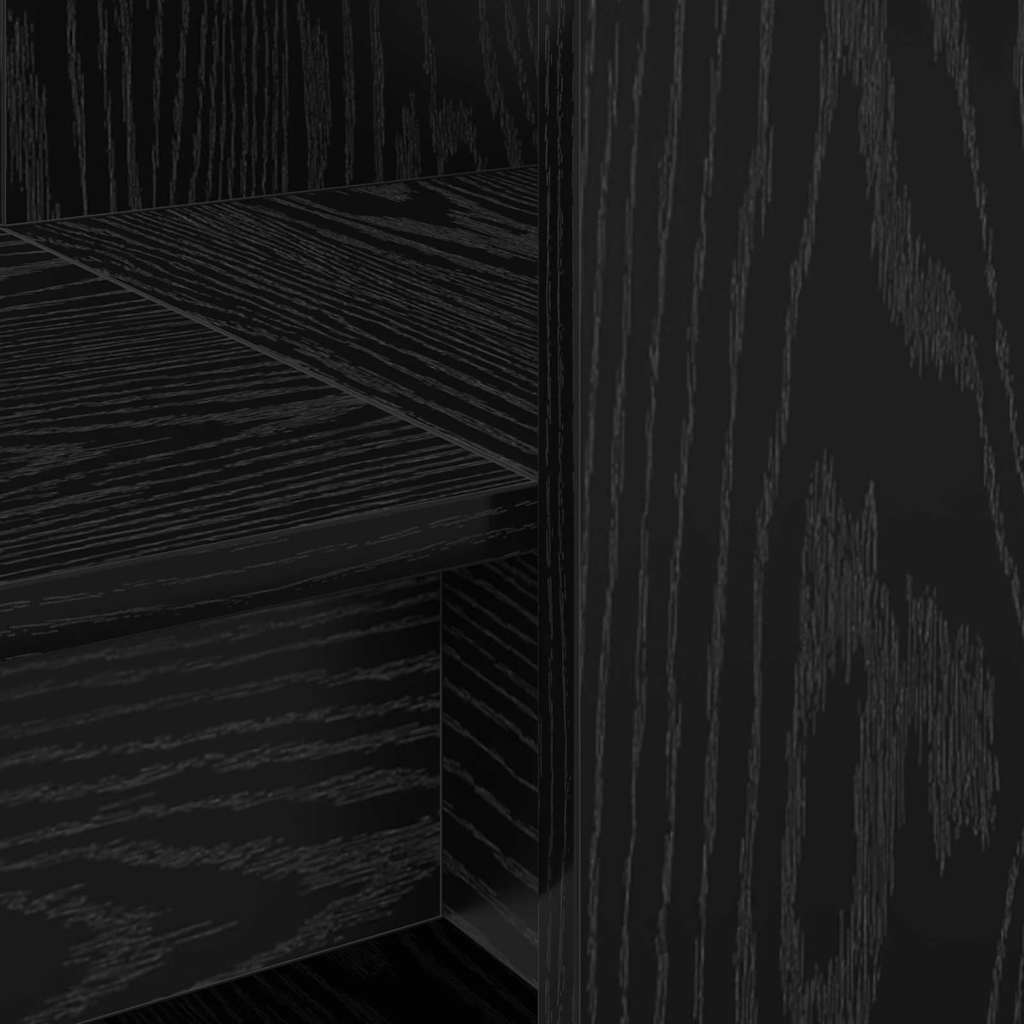 Stalas Juodas ąžuolas 122 x 67 x 145 cm Apdirbta mediena