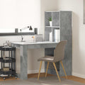 Stalas Betono pilka 122 x 67 x 145 cm Apdirbta mediena