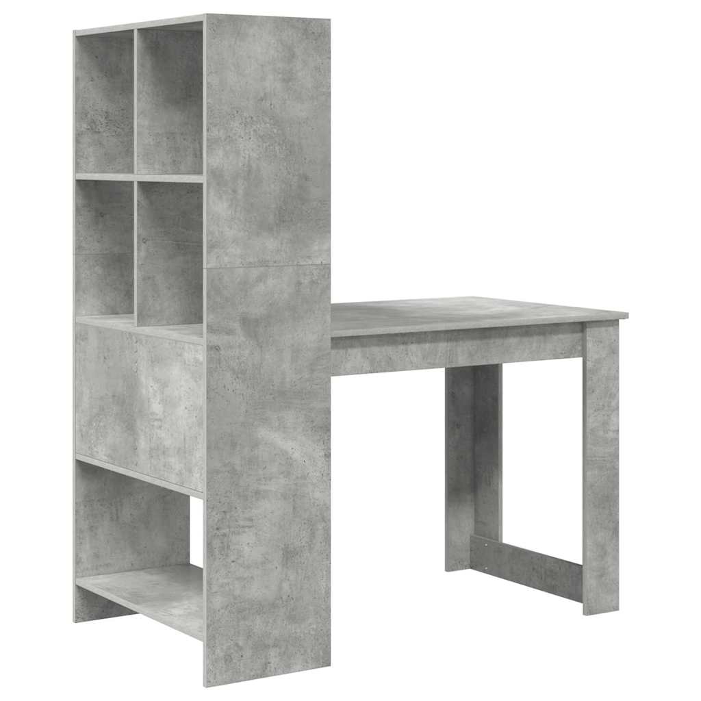 Stalas Betono pilka 122 x 67 x 145 cm Apdirbta mediena