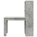 Stalas Betono pilka 122 x 67 x 145 cm Apdirbta mediena