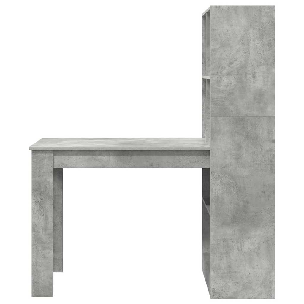 Stalas Betono pilka 122 x 67 x 145 cm Apdirbta mediena