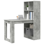 Stalas Betono pilka 122 x 67 x 145 cm Apdirbta mediena