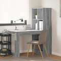 Stalas Pilkas Sonoma 122 x 67 x 145 cm Apdirbta mediena