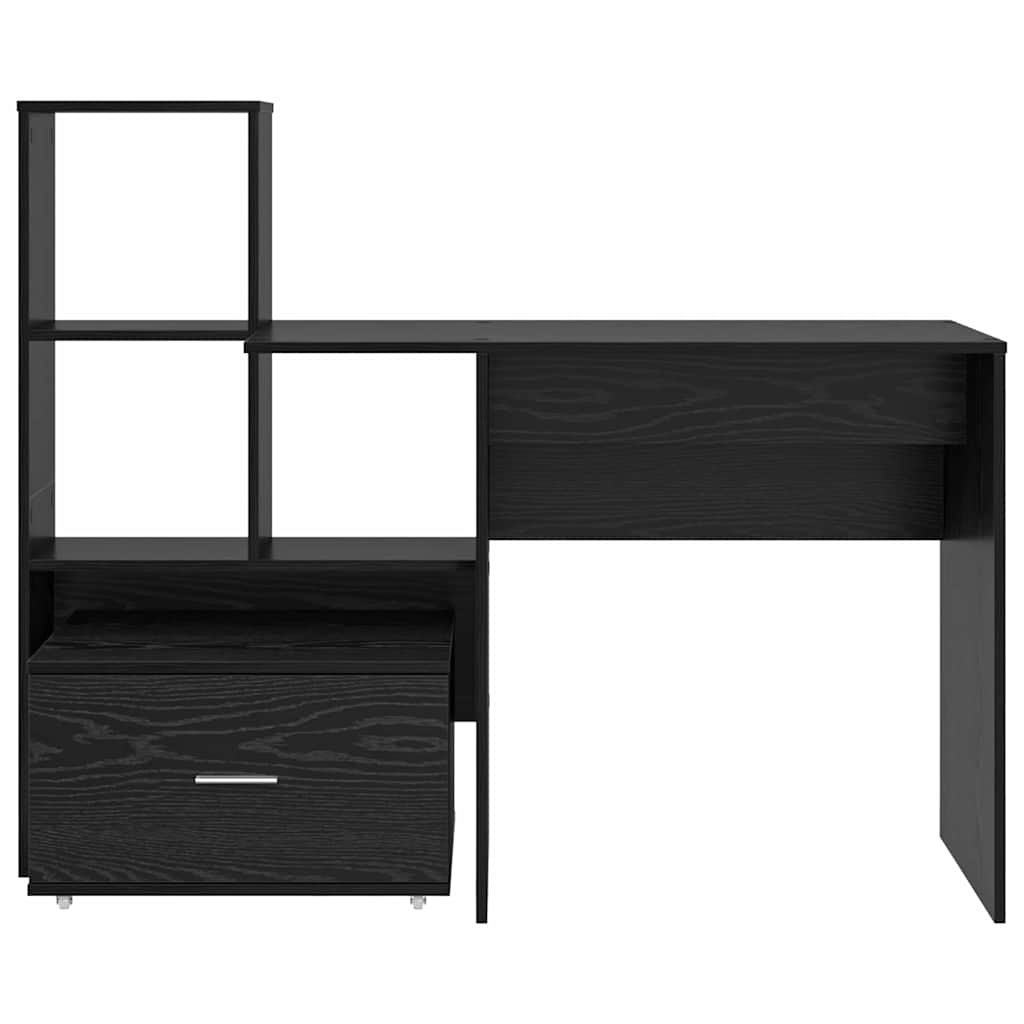 Stalas Juodas ąžuolas 131,5 x 50 x 106,5 cm Apdirbta mediena