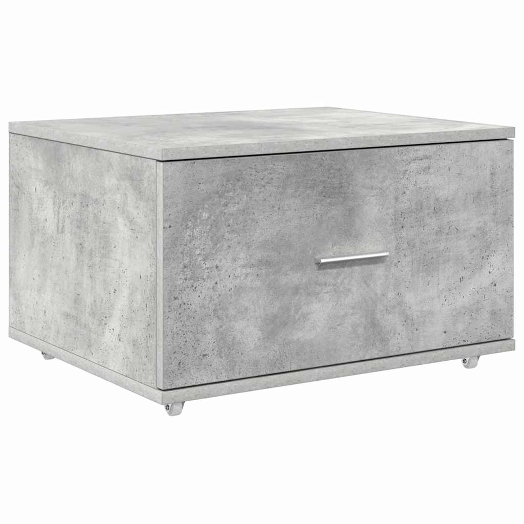 Stalas Betono pilka 131,5 x 50 x 106,5 cm Apdirbta mediena