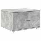 Stalas Betono pilka 131,5 x 50 x 106,5 cm Apdirbta mediena