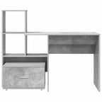 Stalas Betono pilka 131,5 x 50 x 106,5 cm Apdirbta mediena