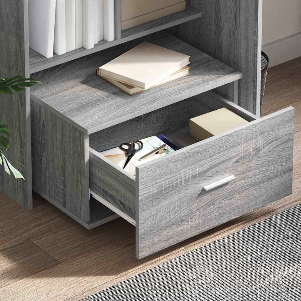 Stalas Pilkas Sonoma 131,5 x 50 x 106,5 cm Apdirbta mediena