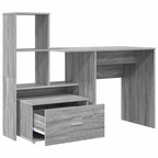 Stalas Pilkas Sonoma 131,5 x 50 x 106,5 cm Apdirbta mediena