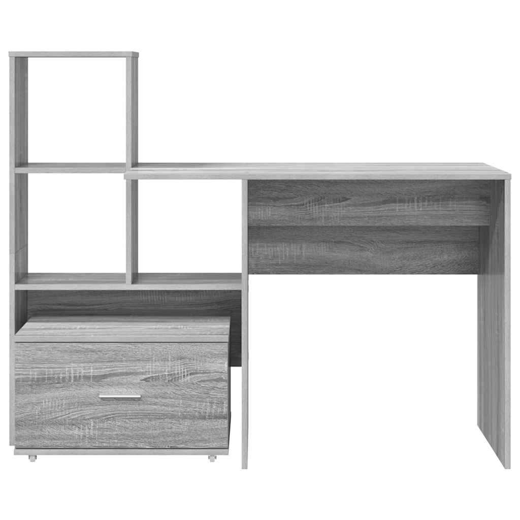 Stalas Pilkas Sonoma 131,5 x 50 x 106,5 cm Apdirbta mediena