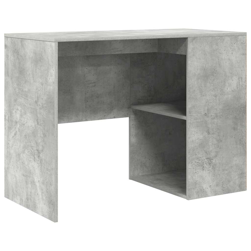 Kampinis rašomasis stalas Betono pilka 102 x 88 x 75 cm