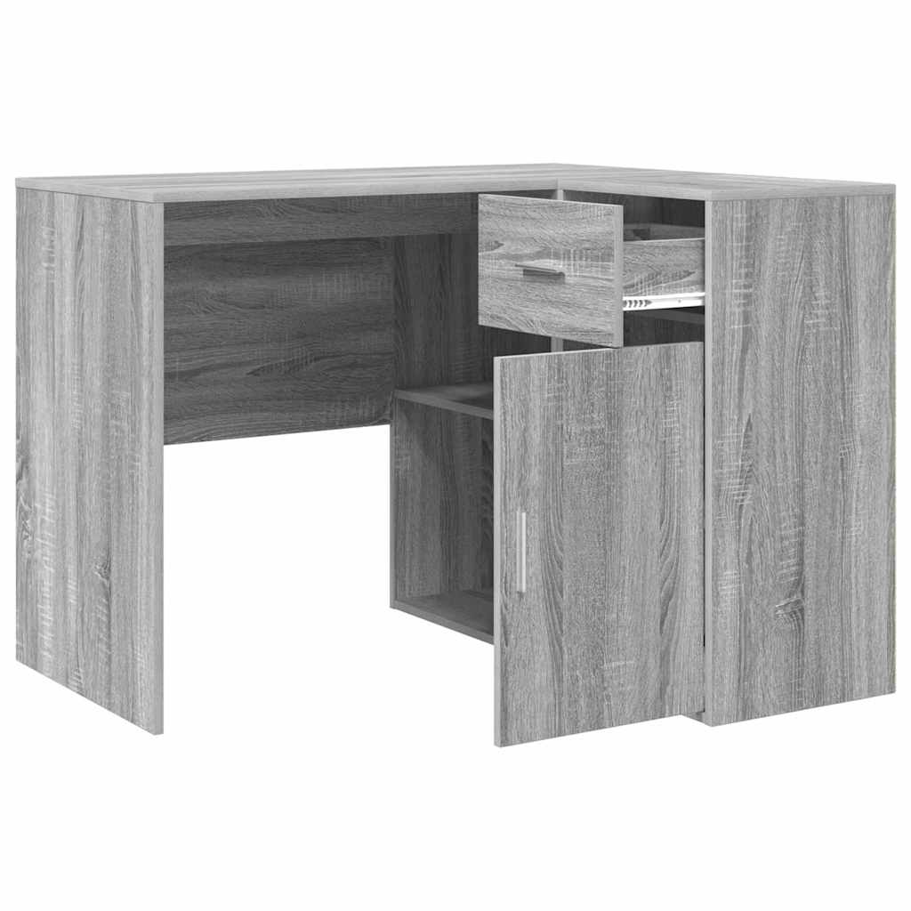Kampinis rašomasis stalas Pilkas Sonoma 102 x 88 x 75 cm