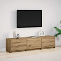 TV vienetai su stalčių Amatininkų ąžuolas 162,5 x 34 x 40 cm