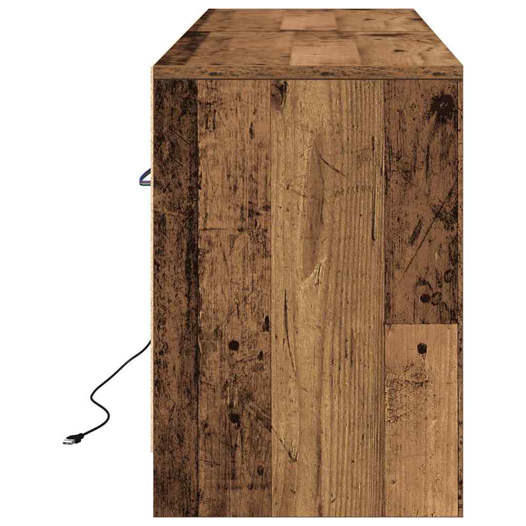 TV vienetai Ruda 139,5 x 34 x 50 cm Apdirbta mediena