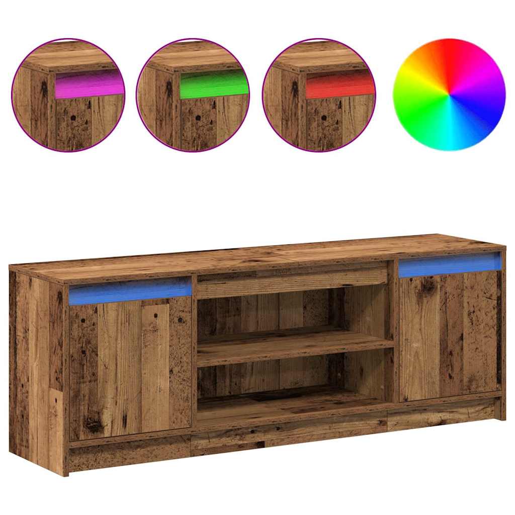 TV vienetai Ruda 139,5 x 34 x 50 cm Apdirbta mediena