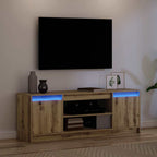 TV vienetai Ruda 139,5 x 34 x 50 cm Apdirbta mediena