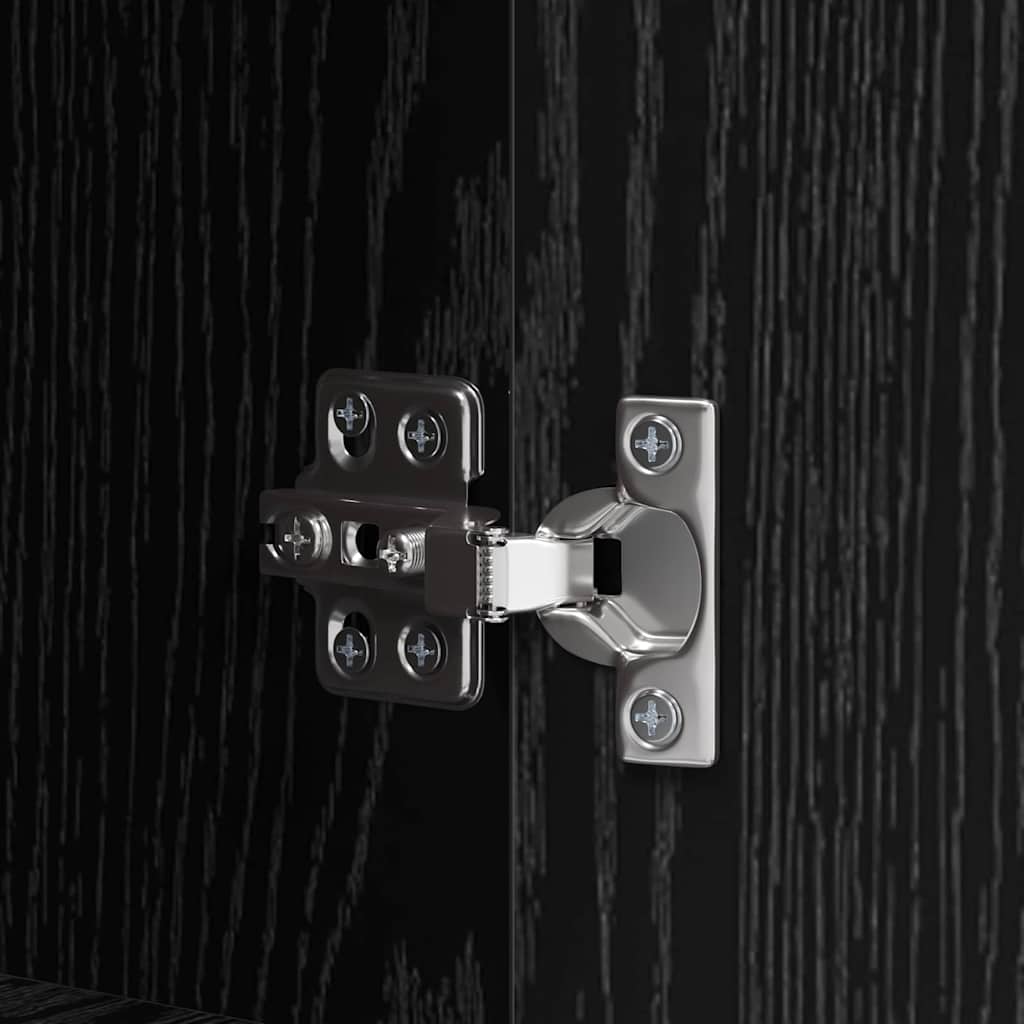 TV vienetai Juoda 139,5 x 34 x 50 cm Apdirbta mediena