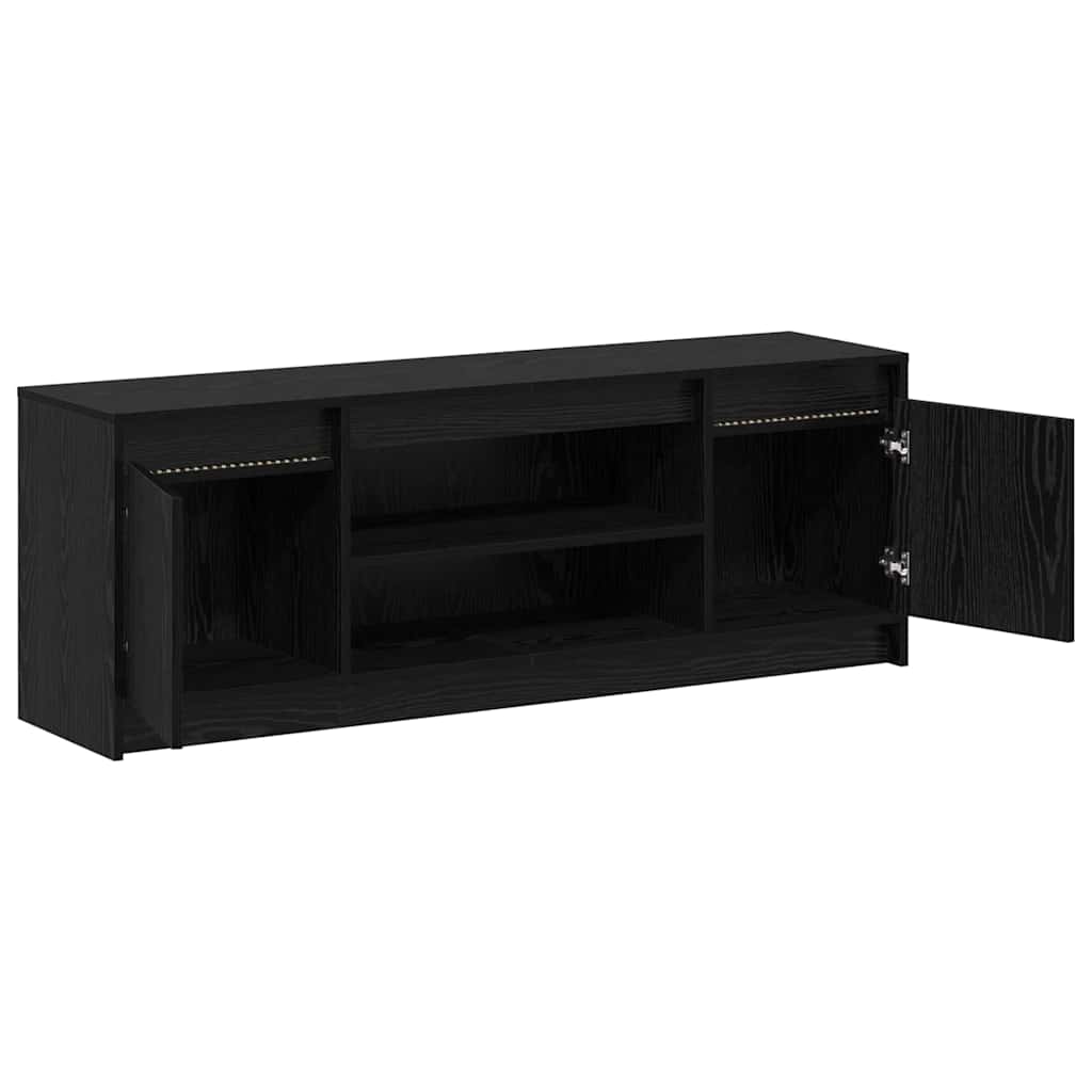 TV vienetai Juoda 139,5 x 34 x 50 cm Apdirbta mediena