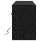 TV vienetai Juoda 139,5 x 34 x 50 cm Apdirbta mediena