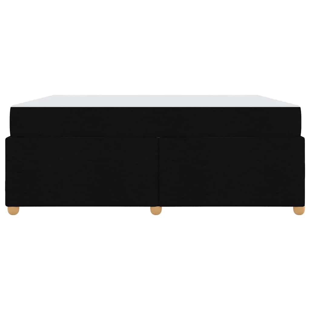 Lovos rėmas su čiužiniu Juoda 180 x 200 cm audinys