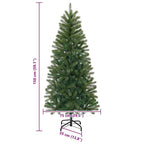 Dirbtinė Kalėdų eglutė s stovu Žalia 150 cm PVC, PE ir plienas