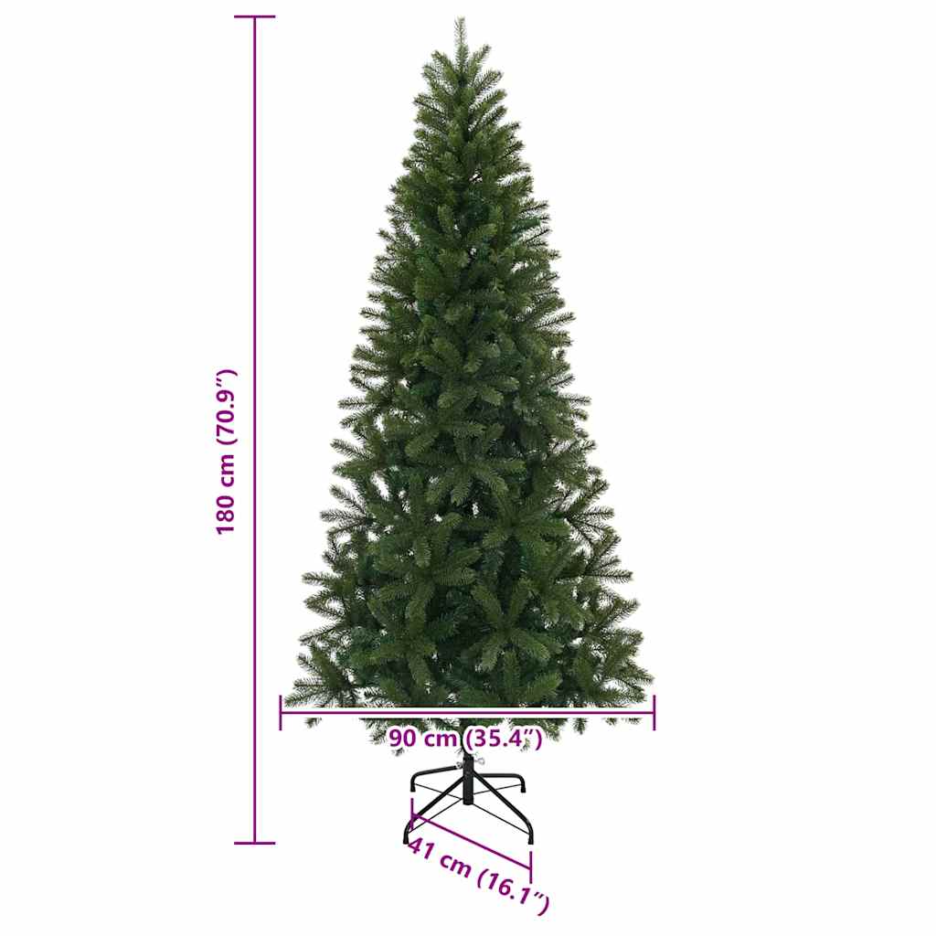 Dirbtinė Kalėdų eglutė s stovu Žalia 180 cm PVC, PE ir plienas