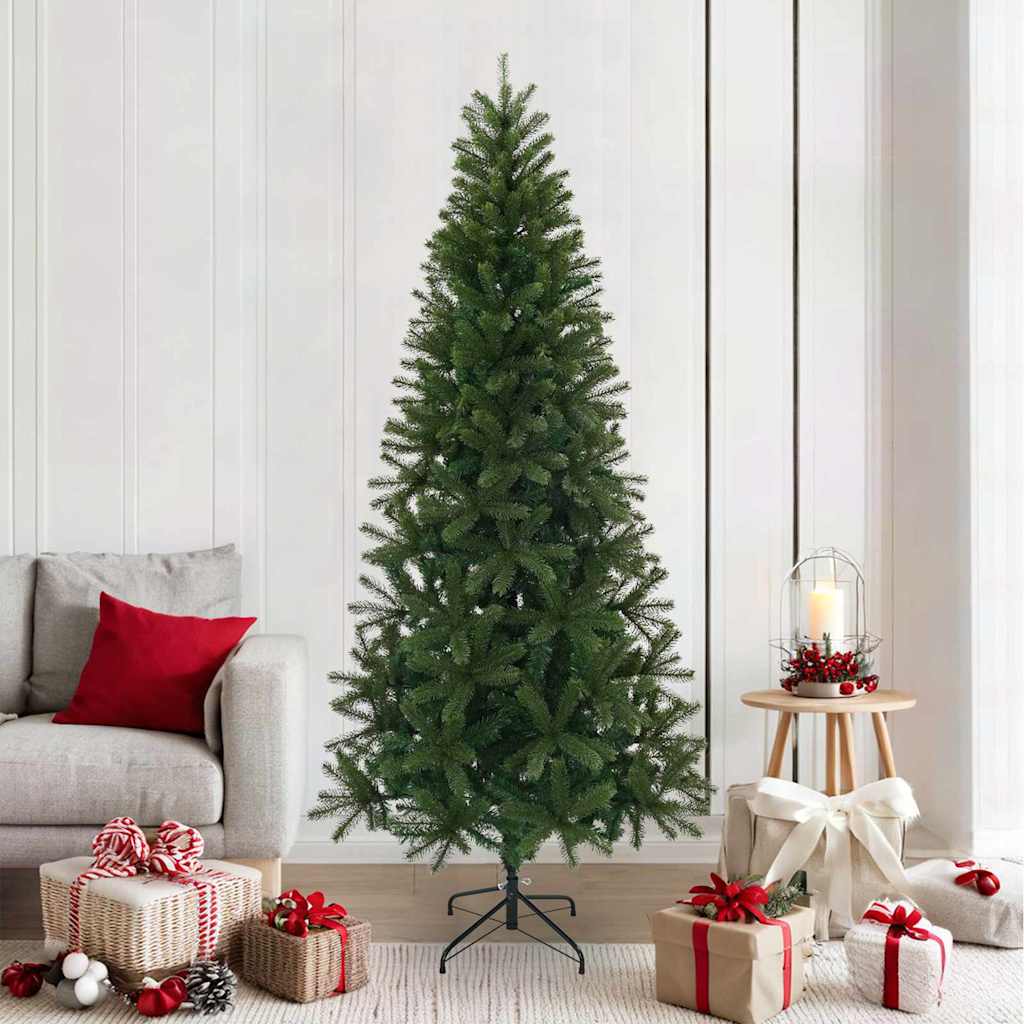 Dirbtinė Kalėdų eglutė s stovu Žalia 210 cm PVC, PE ir plienas