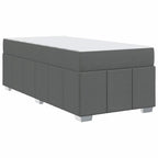 Lovos rėmas su čiužiniu Tamsiai pilka 80 x 200 cm audinys