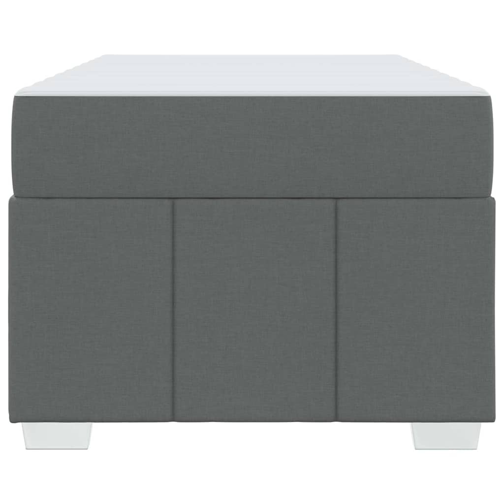 Lovos rėmas su čiužiniu Tamsiai pilka 90 x 200 cm audinys