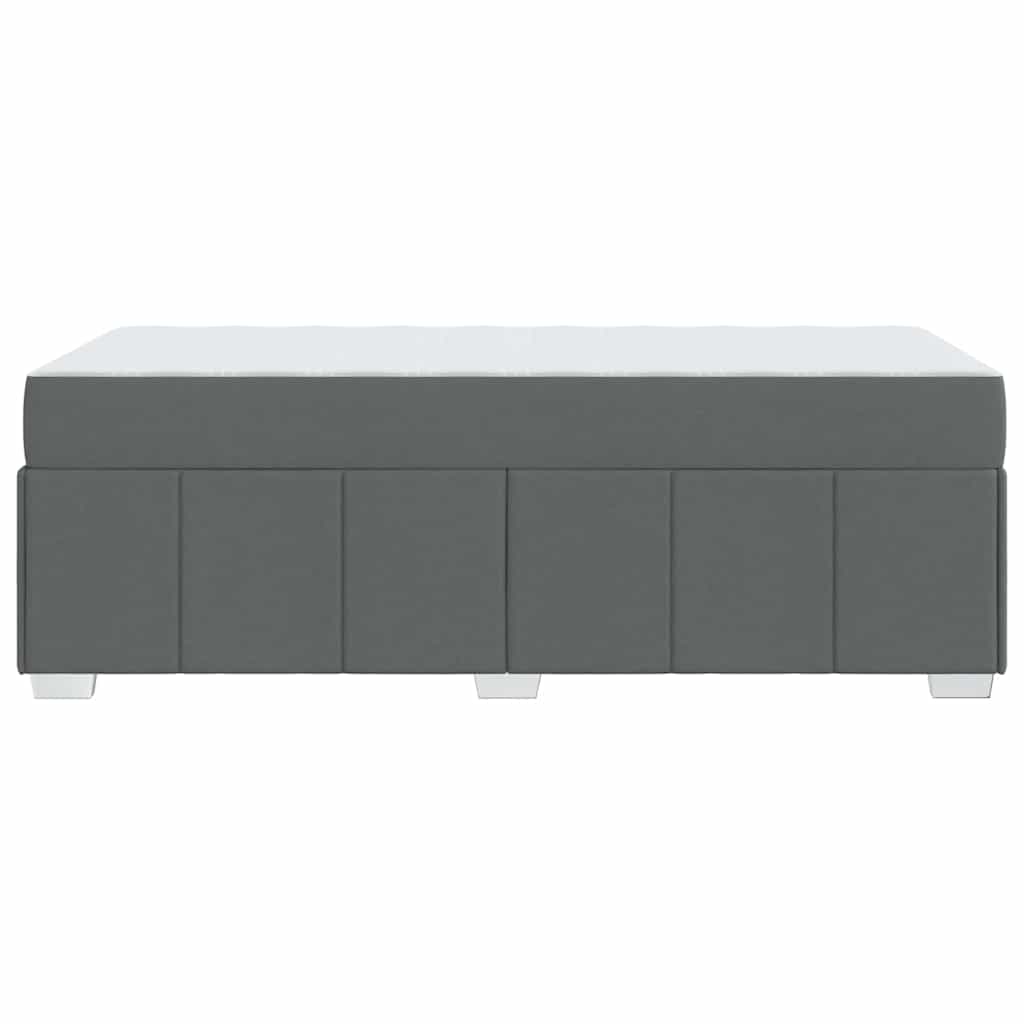 Lovos rėmas su čiužiniu Tamsiai pilka 90 x 200 cm audinys