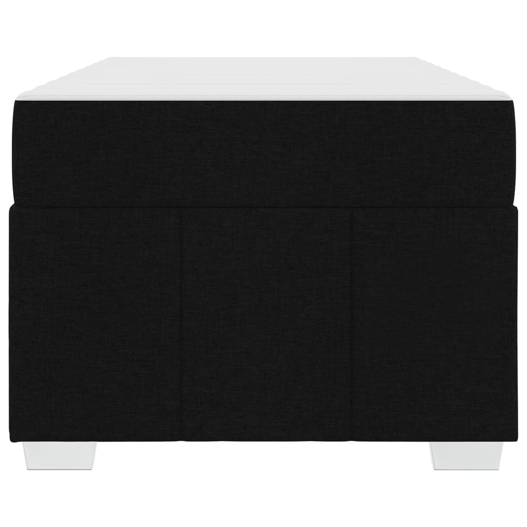 Lovos rėmas su čiužiniu Juoda 90 x 200 cm audinys