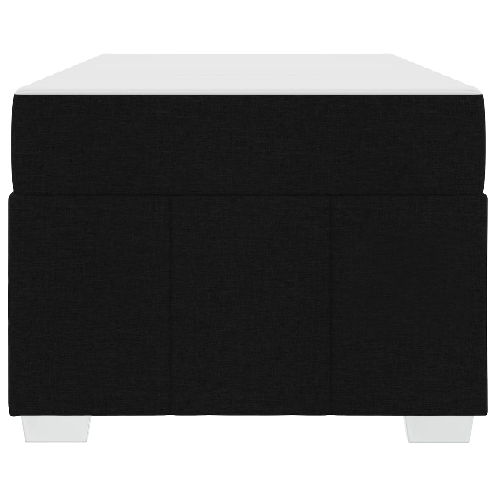 Lovos rėmas su čiužiniu Juoda 90 x 200 cm audinys