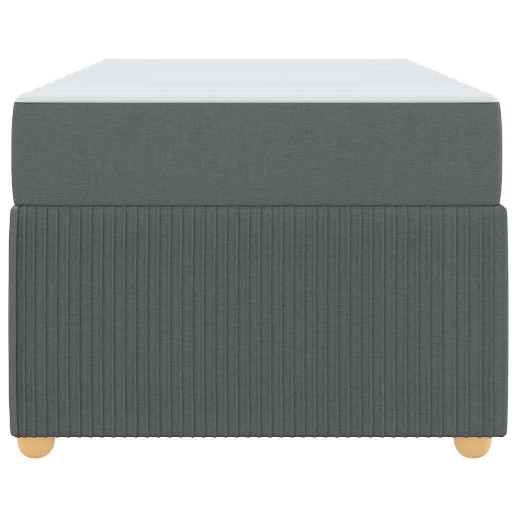 Lovos rėmas su čiužiniu Tamsiai pilka 90 x 200 cm audinys