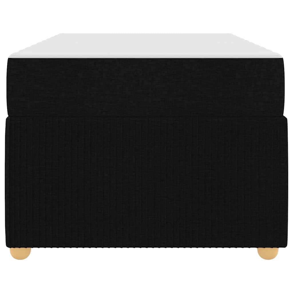 Lovos rėmas su čiužiniu Juoda 90 x 200 cm audinys