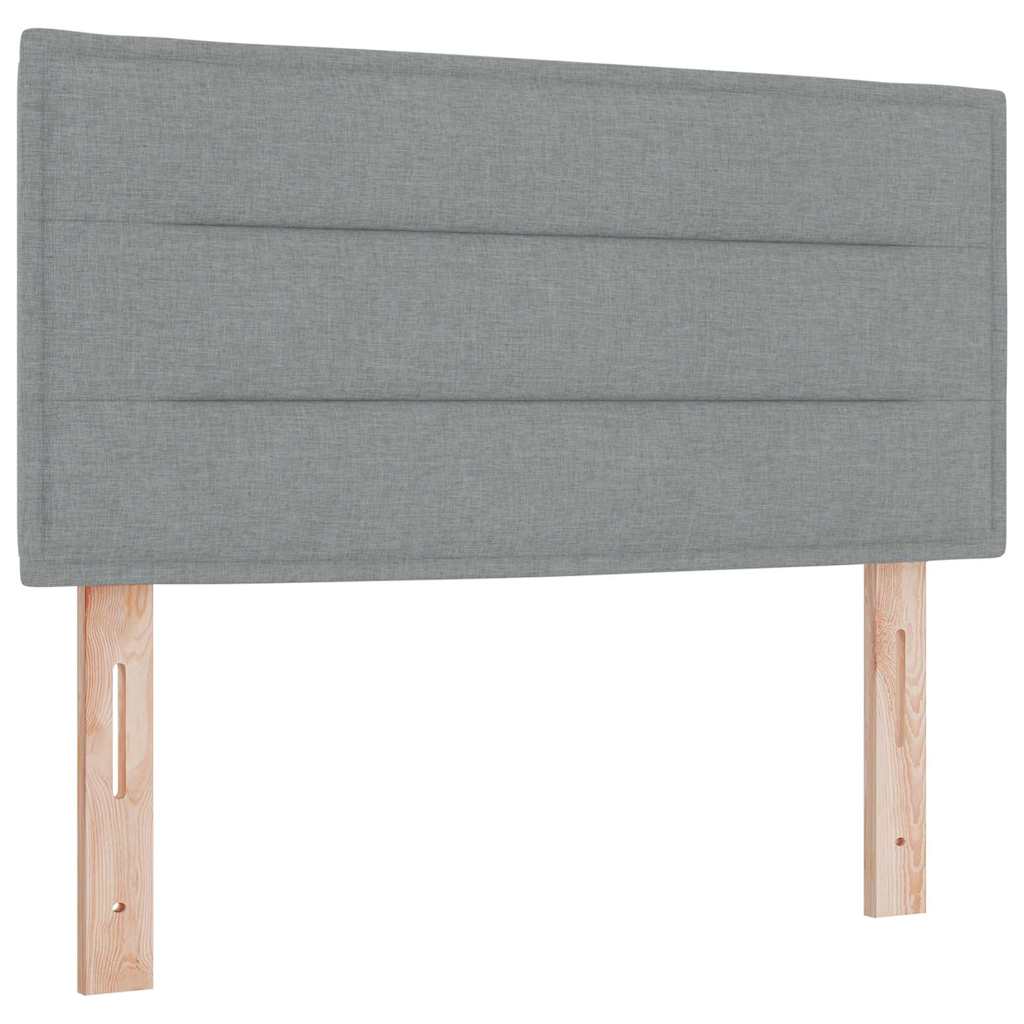 LED Čiužinio Lova Šviesiai pilka 80 x 200 cm audinys