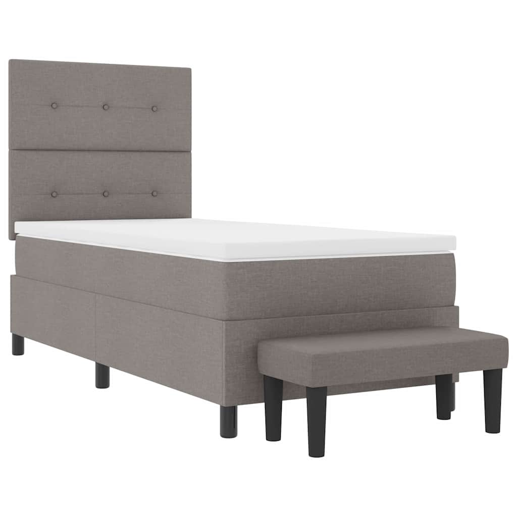 Kiemas lova su galvūgalio Tortora 80 x 200 cm audinys